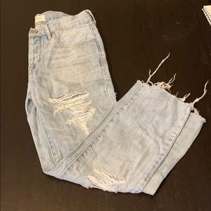 Pacsun Cropped Boyfriend Jeans